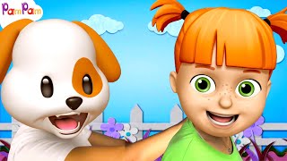 🌈 Songs For Kids  Learn Animals  PamPam Family Nursery Rhymes amp Kids Songs [upl. by Ennaej]