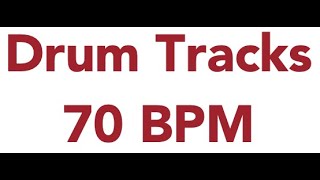 70 BPM Drum Track [upl. by Carmelina959]