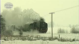 Abschiedsfahr der 44 1106 im Schneetreiben [upl. by Sul971]