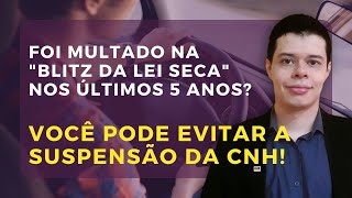 Como cancelar a suspensão da CNH por infrações de bafômetro [upl. by Vincenta]