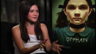 Isabelle Fuhrman interview for Orphan the creepy girl haha [upl. by Sinned830]