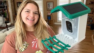 DOROEO Smart Bird Feeder with Camera Solar Powered Product Review for Birdwatching Hobby [upl. by Ytsirk]