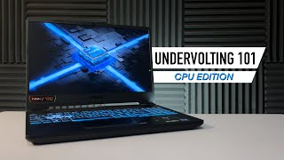 UNDERVOLTING 101 CPU EDITION ASUS TUF F15 [upl. by Acsicnarf]