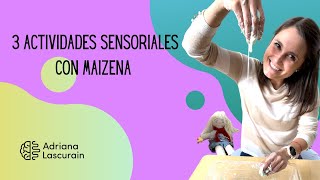 3 Actividades Sensoriales con Maizena [upl. by Linad333]