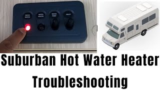 Camper water heater Troubleshooting quotSuburbanquot Red light on [upl. by Rebmak]