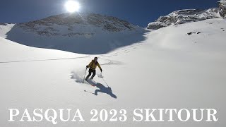 SCIALPINISMO 26  Pasqua 2023  Entrelor Rutor Mont Forciaz [upl. by Atteiram957]