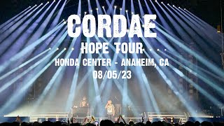 Cordae performing LIVE at Honda Center in Anaheim CA HOPE TOUR hopetour cordae hondacenter [upl. by Ahsiuqram]