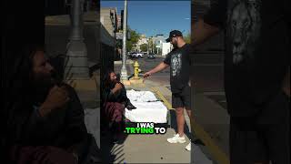 Homelessness in Albuquerque New Mexico Does he do it often streetinterview [upl. by Lubbi910]