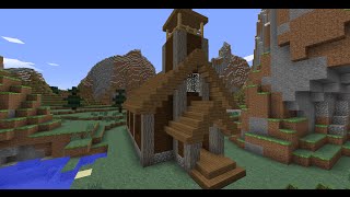 Minecraft  Medieval Church Tutorial [upl. by Goody]