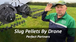 Slug Pellets By Drone  This Is The Perfect Combination For UK Farmers [upl. by Wanfried]