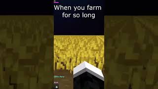 When You Play Skyblock For Too Long Hypixel Skyblock Shorts [upl. by Eryt109]