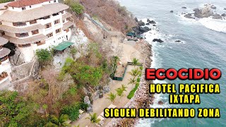 Hotel Pacifica ixtapa video reacción al ECOCIDIO [upl. by Berhley971]