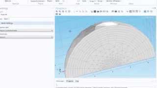 Automatically Mesh Perfectly Matched Layers in COMSOL Multiphysics [upl. by Leiand]