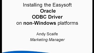 Install Easysoft Limited Oracle ODBC Driver on Linux [upl. by Itoyj]