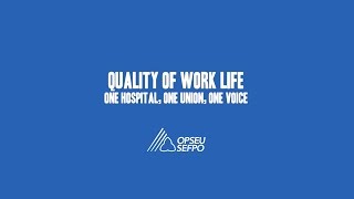 QUALITY OF WORK LIFE [upl. by Mohandas]