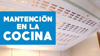 ¿Cómo realizar mantenciones en la cocina [upl. by Ainimre]