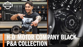 HarleyDavidson Motor Company Black Parts amp Accessories Collection Overview [upl. by Tessy]