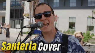 Santeria Cover by Sublime with Lyrics singing and guitarcover [upl. by Ylsel]