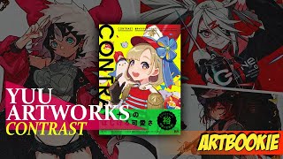 CONTRAST  YUU CHARACTER ARTWORKS Artbook  Complete Flipthrough Review [upl. by Allimac]