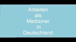 Arbeiten als Mediziner [upl. by Broderic]