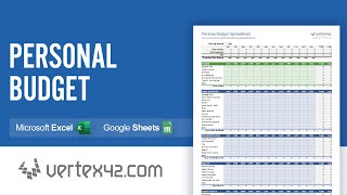 How to use the Personal Budget Spreadsheet [upl. by Soinotna]