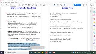 Lec 29  Inference in Firstorder logic1 Lec Date 25052021 [upl. by Ericka771]