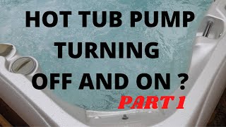 Hot Tub Pump turning on and off by itself  HOT TUB Topside Not Working Right [upl. by Galasyn]