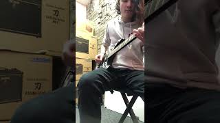 Just some noodling in a guitar shop [upl. by Hardej]