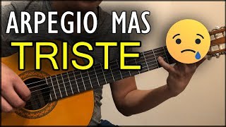 El arpegio mas triste en guitarra aprendelo aqui [upl. by Ahsetel]