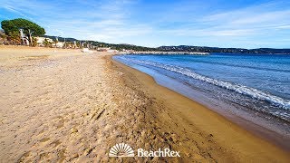 Plage du Centre ville Cavalaire sur Mer France [upl. by Anual]