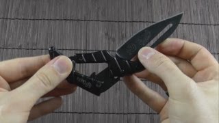 Sanjia Leech folding knife review [upl. by Hgielime372]