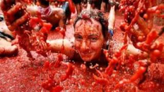 Spanish Tomato Festival  Tomatina [upl. by Hurlbut]