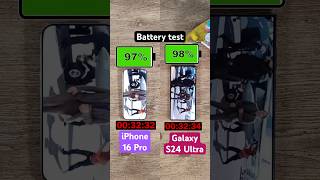 iPhone 16 Pro vs Samsung Galaxy S24 Ultra battery test [upl. by Lledner101]