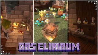 Ars Elixirum Minecraft Mod Showcase  A Revamp to Potions  Fabric 1211 [upl. by Ditter]