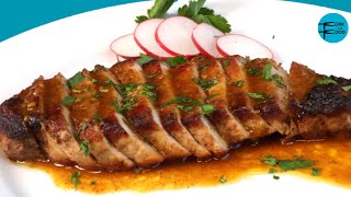 HONEY Mustard GLAZED Pork Chops [upl. by Ahtela]