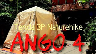 Tenda Camping 3P Naturehike Ango 4  Review dan cara pasang [upl. by Kramal365]