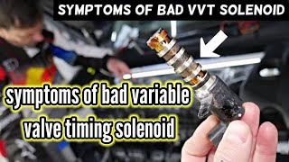 Symptoms of a Bad Variable Valve Timing Solenoid [upl. by Aillimat]