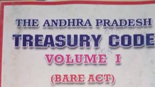 AP TREASURY CODE Vol1Part3Departmental test code8Ap Treasury rules [upl. by Ydollem418]