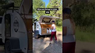 Teardrop camper galley tinycamper campingequipment camperbuild teardroptrailer minicamper [upl. by Eirb]