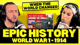 THE WORLD LOOKED SO DIFFERENT First Time Reaction To World War 1 Part 1  1914 Epic History [upl. by Cyrie]