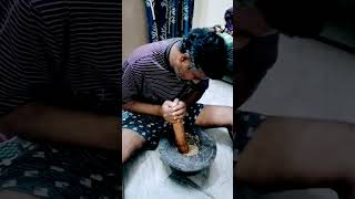 My husband డూయింగ్ రోటీ పచ్చడి dj telugu danchava menatta kuthura subscribe tosupriyaTeluguvlogs [upl. by Llerrehc]