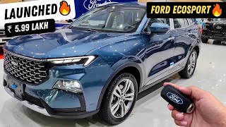 New 2024 Ford ECOSPORT Launch India Details 🔥🔥  Better Maruti Brezza amp Hyundai Venue [upl. by Trinette932]