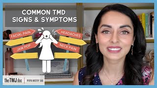 Common TMD Signs and Symptoms  Priya Mistry DDS the TMJ doc tmjpain jawpain facialpain [upl. by Neelsaj]