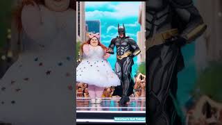 Batman and girl are dancing romantically on Americas Got Talent stage talent [upl. by Newol]