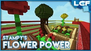 How to build Stampys Flower Power Minigame  Minecraft Tutorial 22 [upl. by Yremogtnom216]