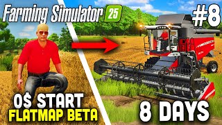 Start with 0 on FLAT MAP in FS25 🚜8 [upl. by Binky955]