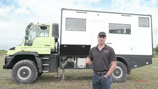 Redfoot Levelling Expedition Vehicle Installation on Unimog [upl. by Anitsuga]