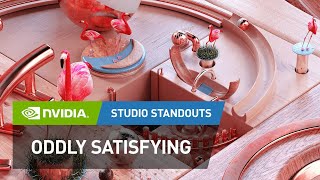 Oddly Satisfying Inspiring Community Art Showcase  NVIDIA Studio Standouts [upl. by Latsyk]