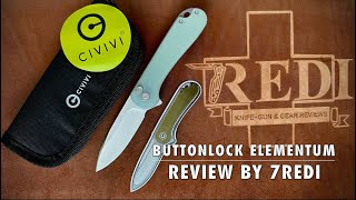 CIVIVI Elementum II Button Lock Review  Did it get even better [upl. by Peadar19]