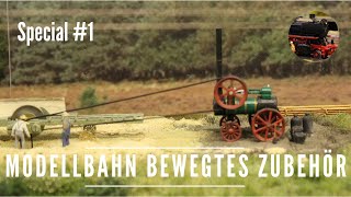 Modellbahn Zubehör bewegte Figuren Maschinen Fahrzeuge 1 [upl. by Lennej77]